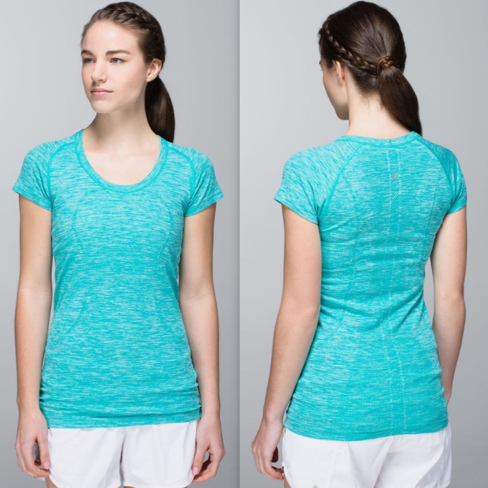 EUC LULULEMON Swiftly Tech Short Sleeve Scoop Neck Run Tee